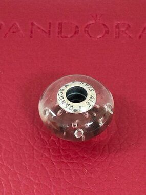 Pandora Lavender Purple Colored Glass Bead String Beaded Bracelet  S925 Ale